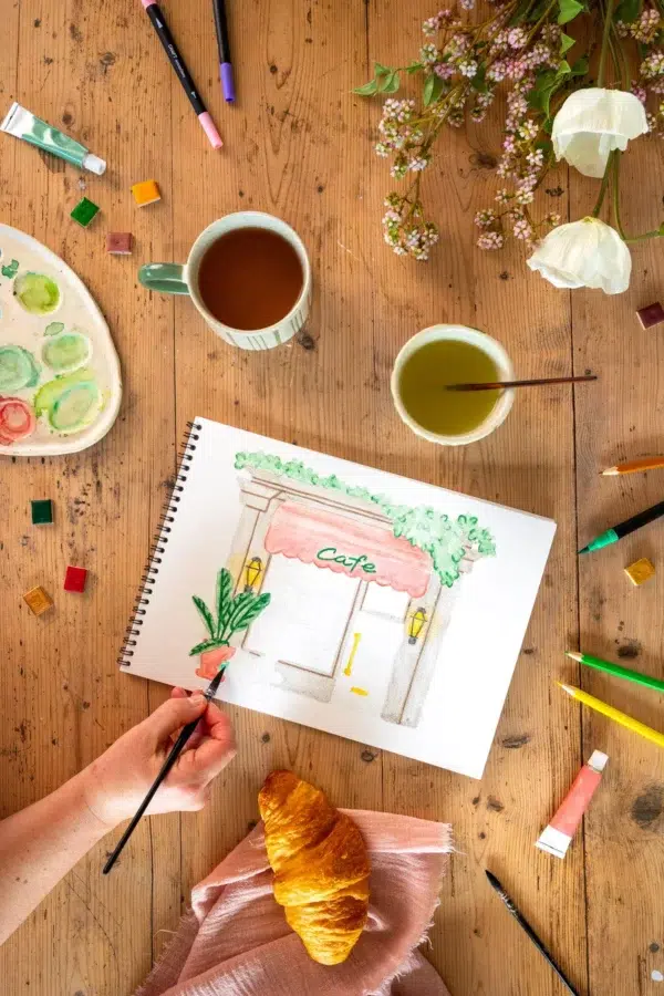 Boutiques2 Carnet de coloriage A4 Boutiques - Maison Joliette