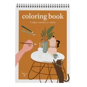 Carnet de coloriage A4 Cosy - Maison Joliette