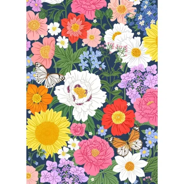 Midnight Blooms3 Puzzle Midnight Blooms - Villager - 500 pièces