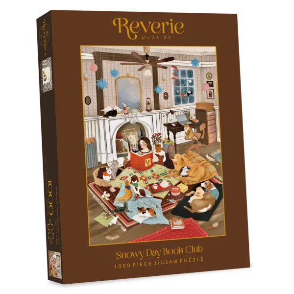 Snowy Day Book Club Puzzle Snowy Day Book Club - Reverie Puzzles - 1000 pièces