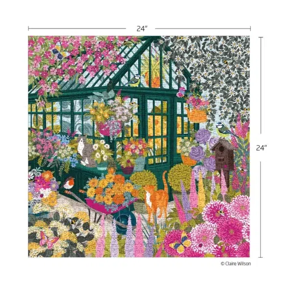 Spring Greenhouse3 Puzzle Spring Greenhouse - WerkShoppe - 1000 pièces