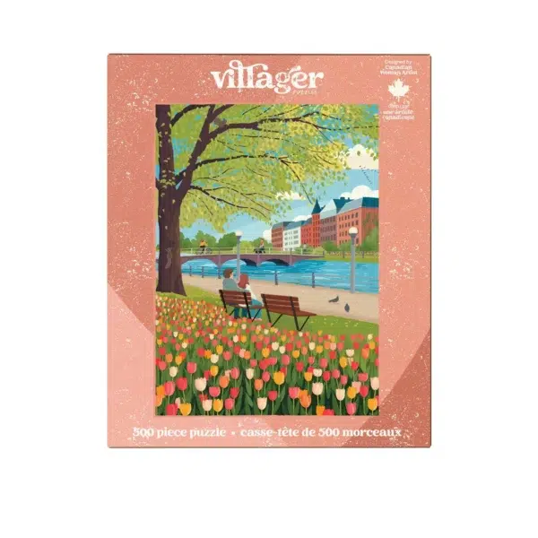 Puzzle Tulip Season - Villager - 500 pièces