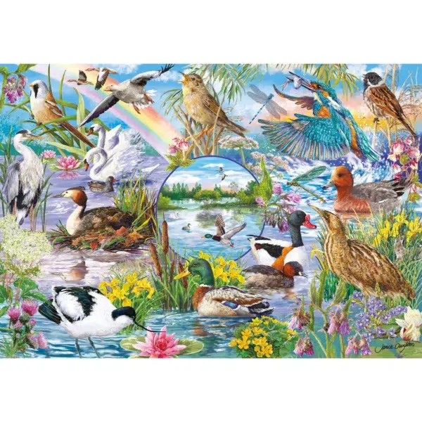 Puzzle WINGS IN THE WILD - Gibsons - 4x500 pièces