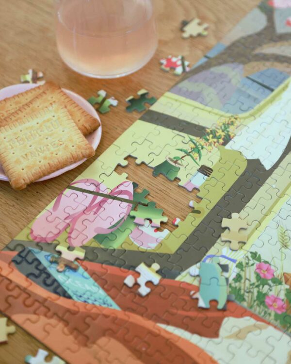 Puzzle CAMPER BY THE OCEAN - Vissevasse - 1000 pièces