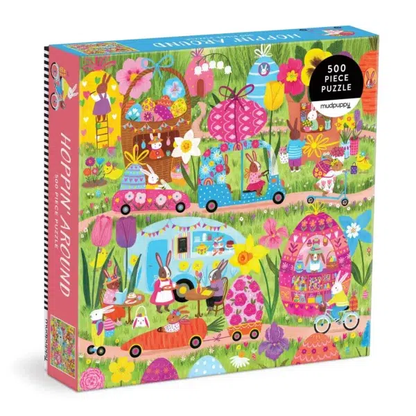 Puzzle Hoppin' Around - Mudpuppy - 500 pièces