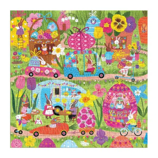 Puzzle Hoppin' Around - Mudpuppy - 500 pièces