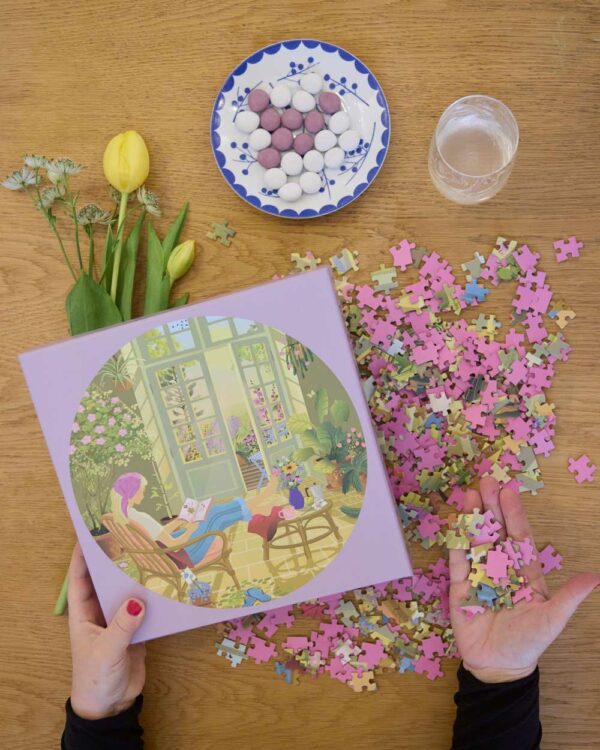 Puzzle MORNING GLOW- Vissevasse - 1000 pièces