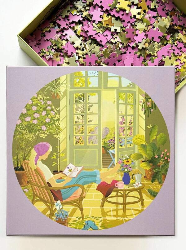 Puzzle MORNING GLOW- Vissevasse - 1000 pièces