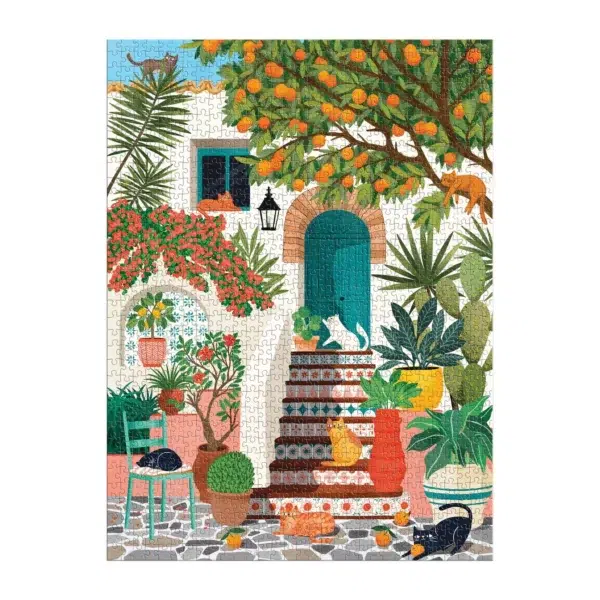 Mediterranean Cats2 Puzzle Mediterranean Cats - Galison - 1000 pièces