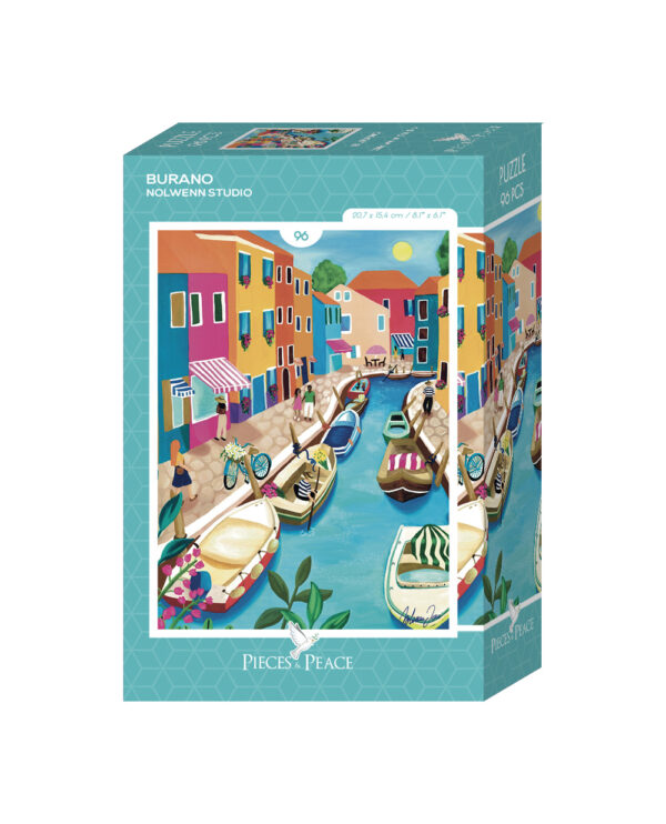Puzzle Burano - Pieces & Peace - 96 pièces