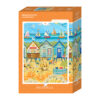 Puzzle Mini Beach Huts - Pieces & Peace - 96 pièces