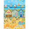 Puzzle Mini Beach Huts - Pieces & Peace - 96 pièces