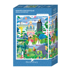 Puzzle Nantes Fantastique - Pieces & Peace - 96 pièces