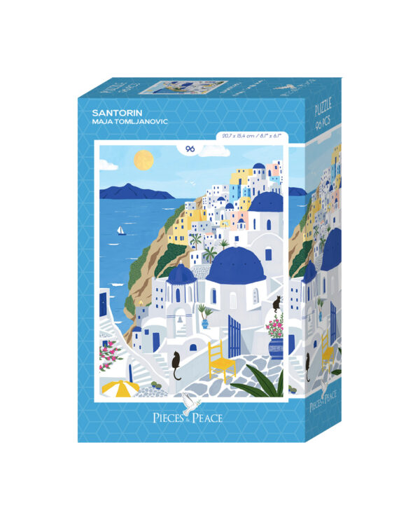 Puzzle Santorini - Pieces & Peace - 96 pièces