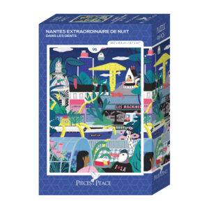 Puzzle Nantes extraordinaire by night - Pieces & Peace - 96 pièces
