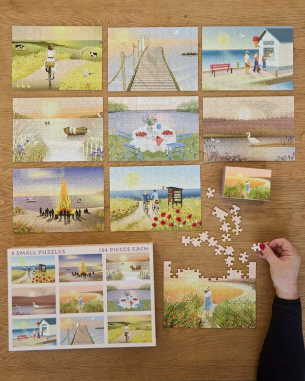 Puzzle SUMMER MOMENTS - Vissevasse - 9x104 pièces