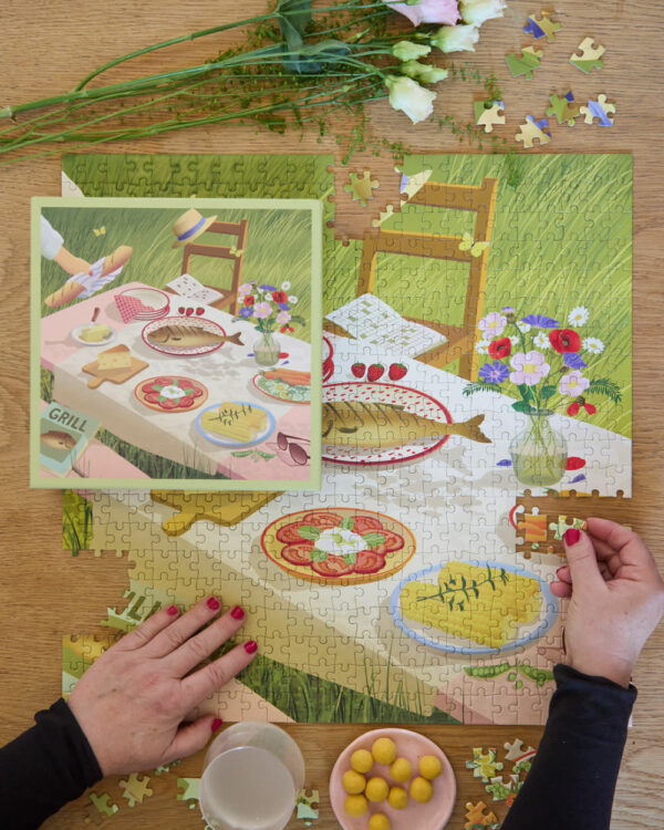 Puzzle SUMMER TABLE & ME - Vissevasse - 500 pièces