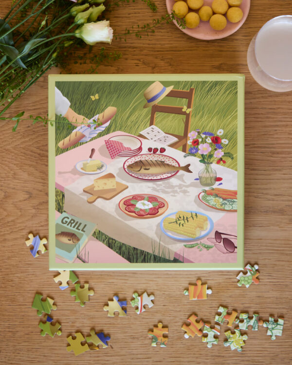 Puzzle SUMMER TABLE & ME - Vissevasse - 500 pièces