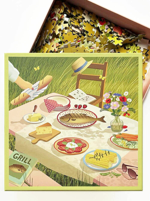 Puzzle SUMMER TABLE & ME - Vissevasse - 500 pièces