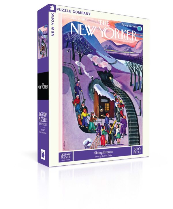 Puzzle Skiing Express - New York Puzzle Company - 500 pièces