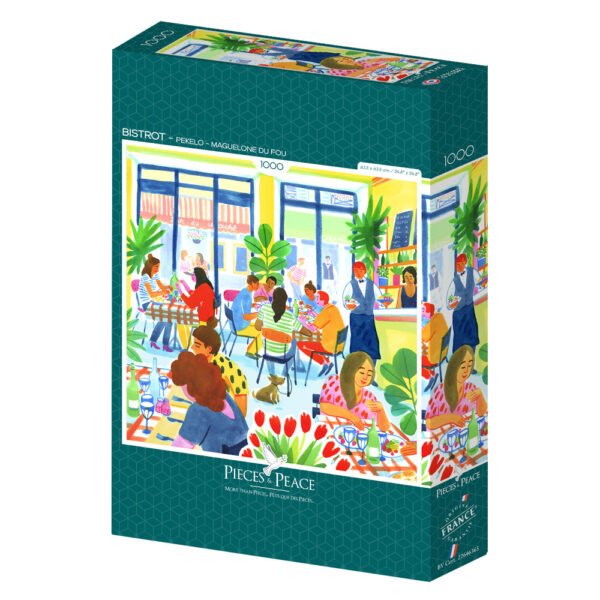 Puzzle Bistrot - Pieces & Peace - 1000 pièces