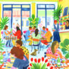 Puzzle Bistrot - Pieces & Peace - 1000 pièces