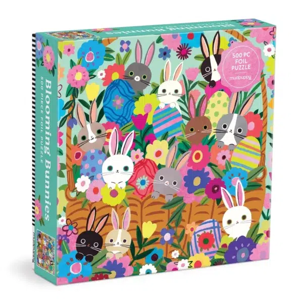 Puzzle Blooming Bunnies - Mudpuppy - 500 pièces