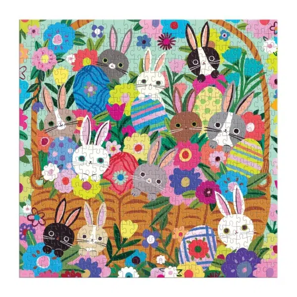 Puzzle Blooming Bunnies - Mudpuppy - 500 pièces