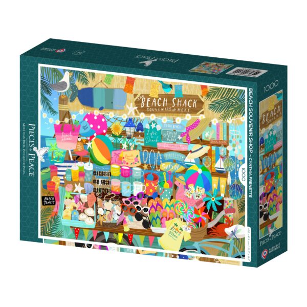 Puzzle Boutique de Souvenirs de Plage - Pieces & Peace - 1000 pièces