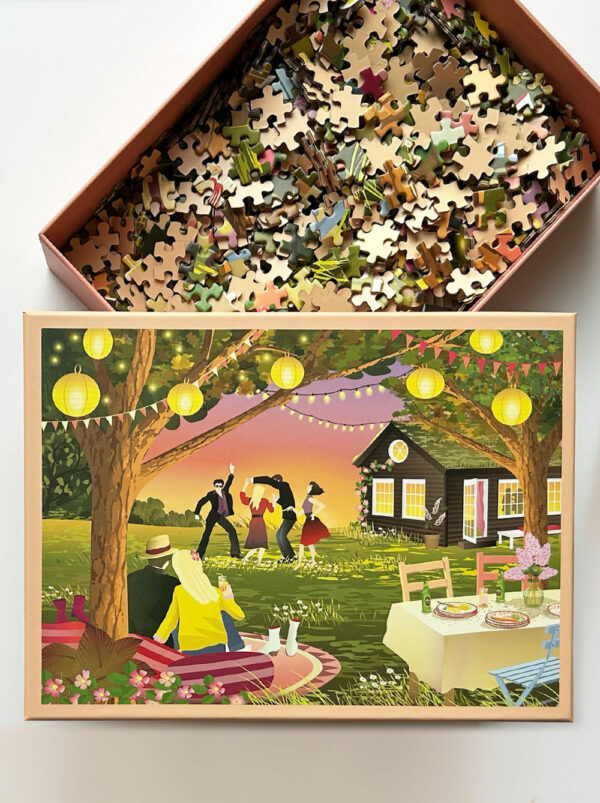 Puzzle GARDEN PARTY - Vissevasse - 1000 pièces