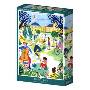 Puzzle Jardin Public - Pieces & Peace - 1000 pièces