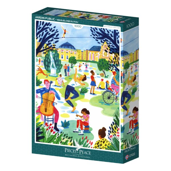 Puzzle Jardin Public - Pieces & Peace - 1000 pièces
