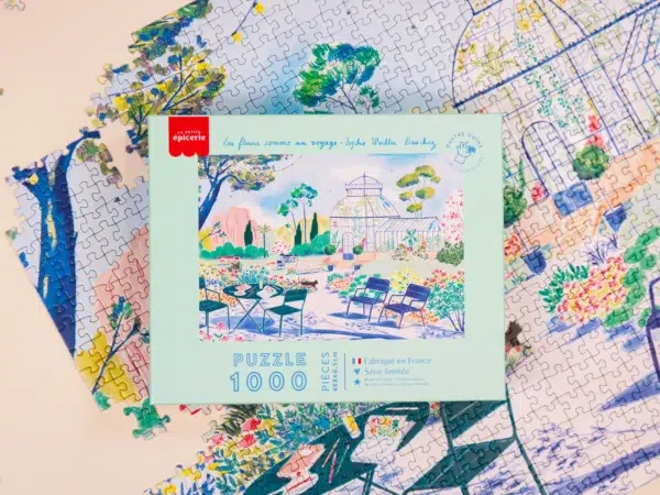 Les fleurs comme un voyage2 Puzzle Les fleurs comme un voyage - La Petite Epicerie - 1000 pièces