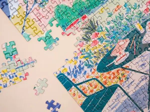 Les fleurs comme un voyage3 Puzzle Les fleurs comme un voyage - La Petite Epicerie - 1000 pièces