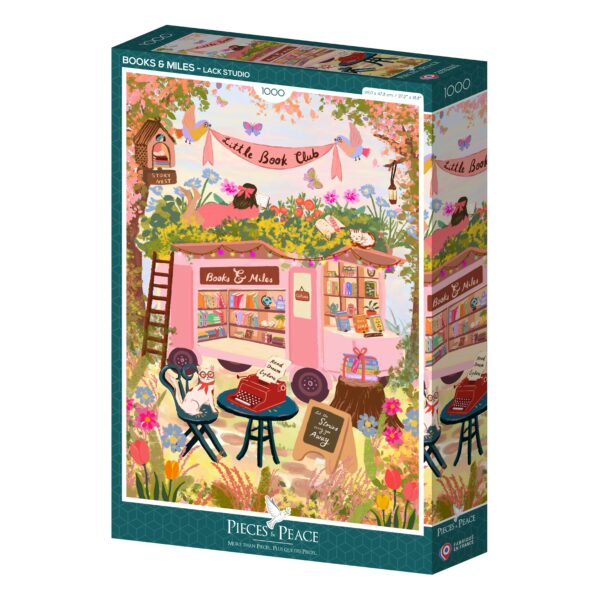 Puzzle Livres Itinérants - Pieces & Peace - 1000 pièces