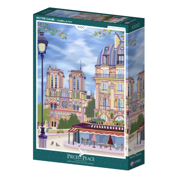 Puzzle Notre Dame - Pieces & Peace - 1000 pièces