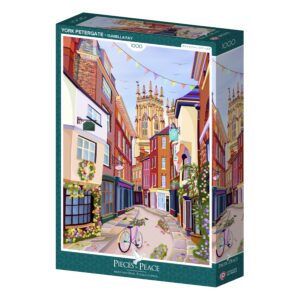 Puzzle York Petergate - Pieces & Peace - 1000 pièces