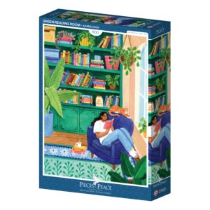 Puzzle Coin Lecture Vert - Pieces & Peace - 500 pièces