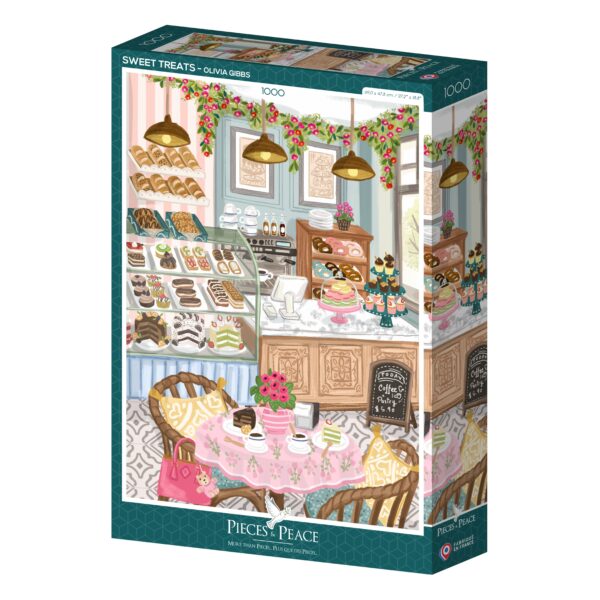 Puzzle Gourmandises Sucrées - Pieces & Peace - 1000 pièces