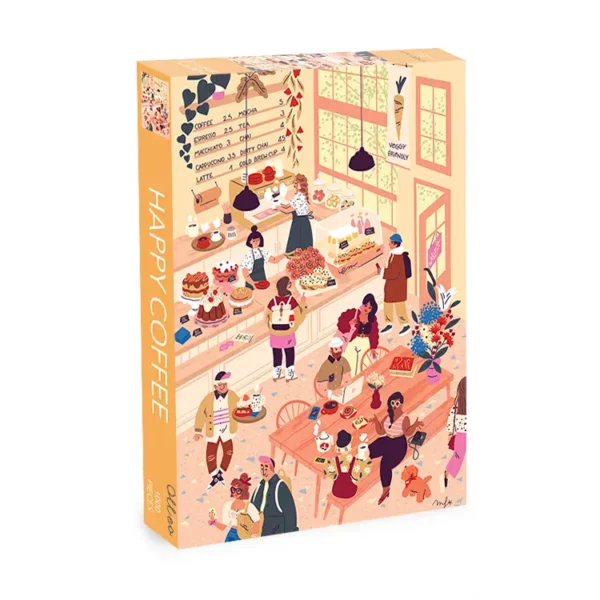 Puzzle Happy Coffee - Olléo - 1000 pièces