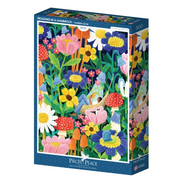 Lecture dans le Hammac Puzzle Lecture dans le Hammac - Pieces & Peace - 500 pièces