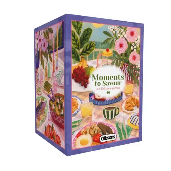 MOMENTS TO SAVOUR Puzzles MOMENTS TO SAVOUR - Gibsons - 3 x 500 pièces