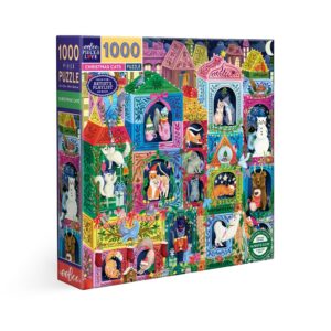 Puzzle CHRISTMAS CATS - eeBoo - 1000 pièces