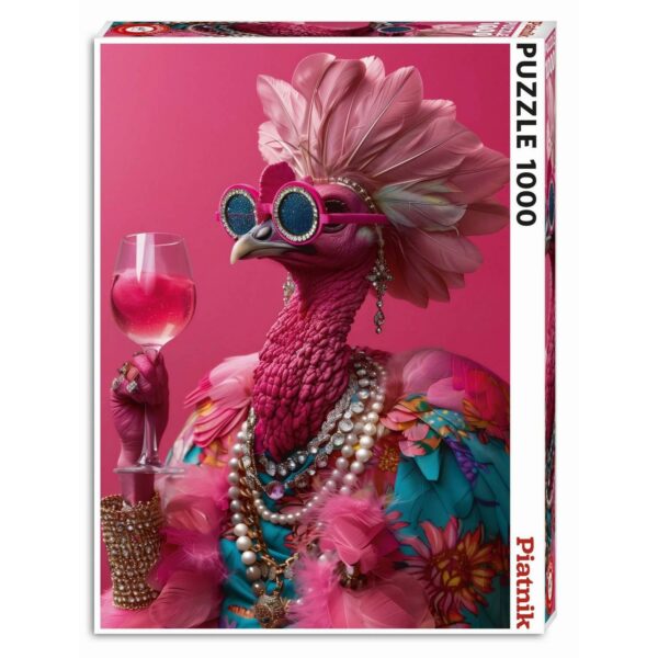 Puzzle Flamant Rose - Piatnik - 1000 pièces
