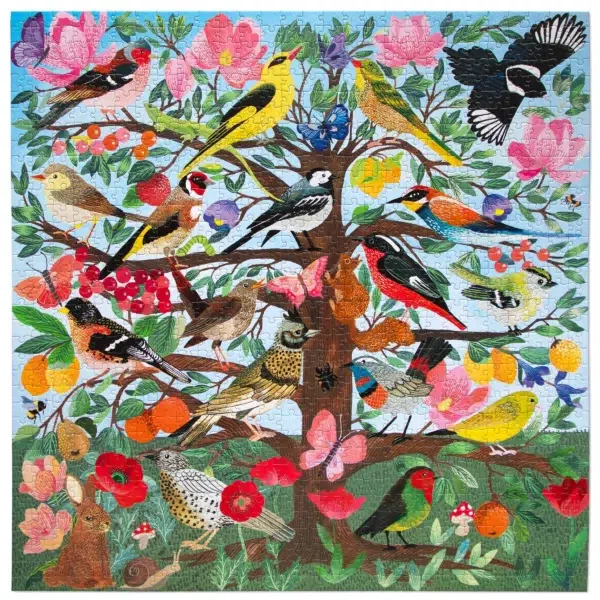 FRENCH MEDIEVAL SONGBIRDS 2 Puzzle FRENCH MEDIEVAL SONGBIRDS - eeBoo - 1000 pièces