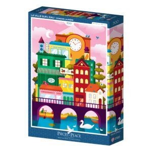Puzzle La Ville sur l’Eau - Pieces & Peace - 500 pièces