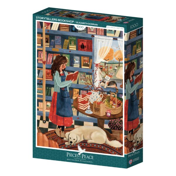 Puzzle Librairie - Pieces & Peace - 1000 pièces