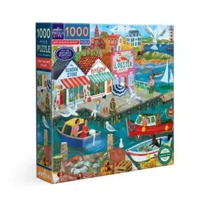 Puzzle NEW ENGLAND WHARF - eeBoo - 1000 pièces