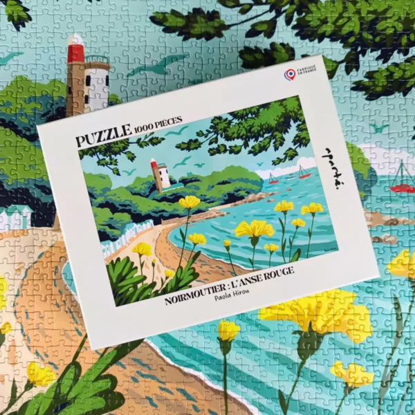 Puzzle Noirmoutier l'Anse Rouge - Aparté - 1000 pièces
