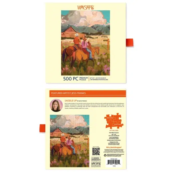 Puzzle Saddle Up - WerkShoppe - 500 pièces